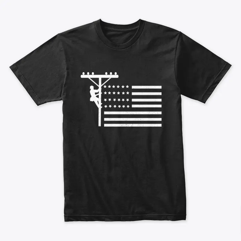 American Lineman Tshirt