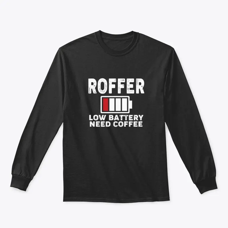 Cool Coffee Lover Roofer